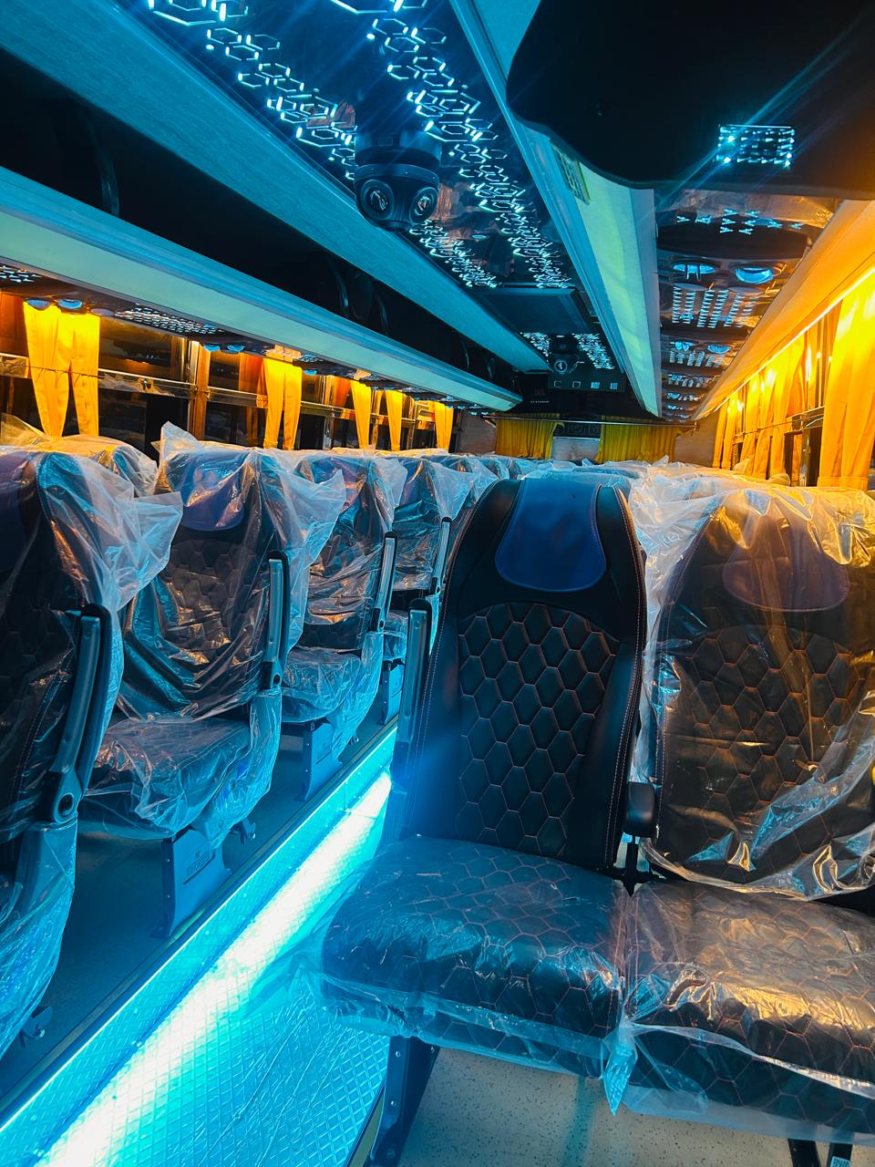 NPK Travels Coach Bus Cabin View